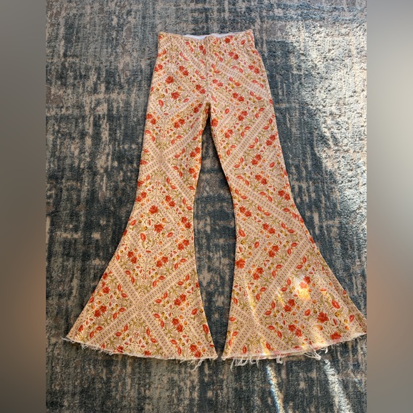 Show Me Your MuMu Pants - SHOW ME YOUR‎ MUMU Belmont Paisley Print Pull on Trouser Pants || L